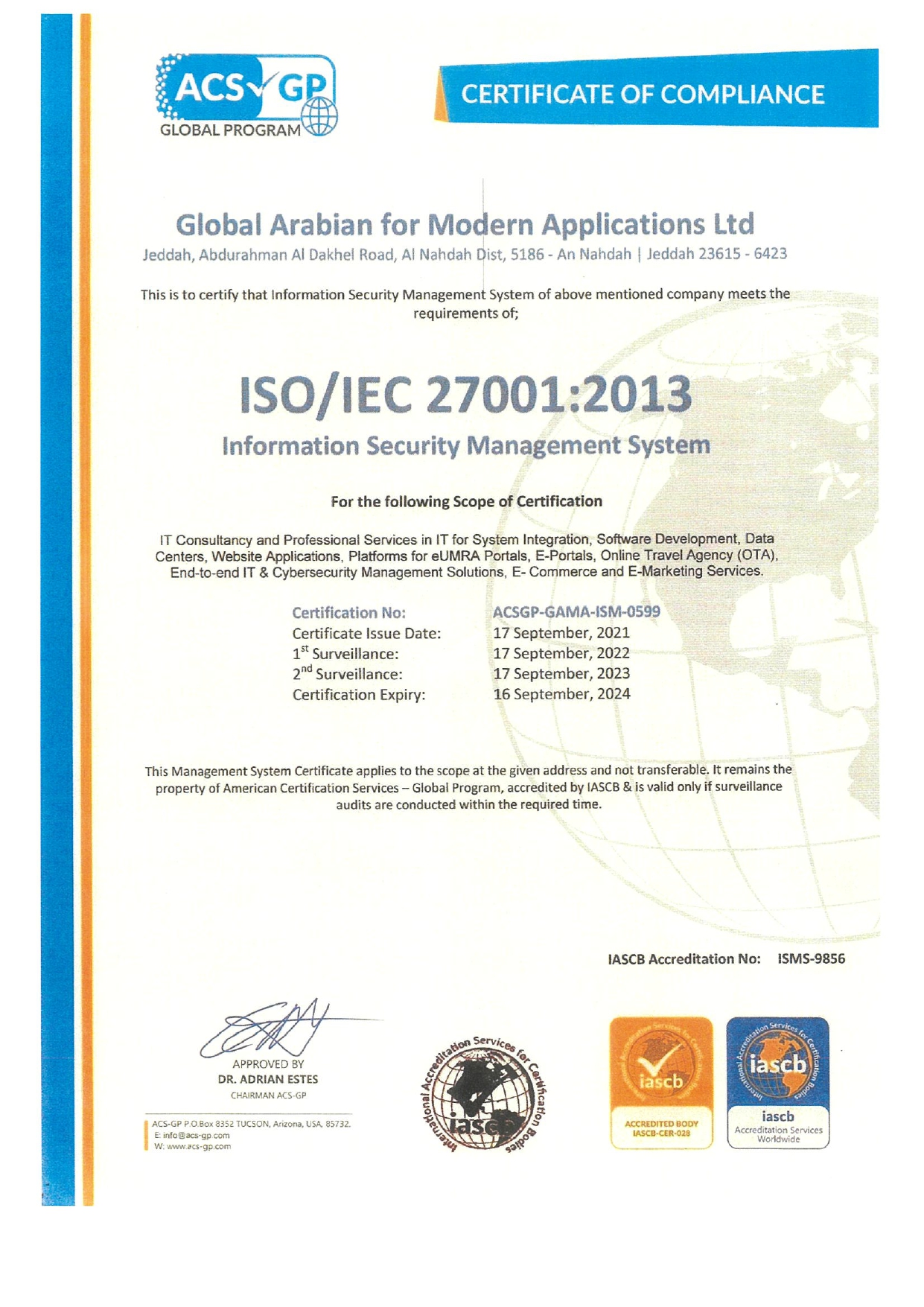 ISO 27001: 2013